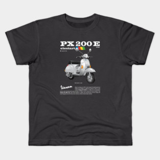 Vespa PX200E | Argento Met. Kids T-Shirt