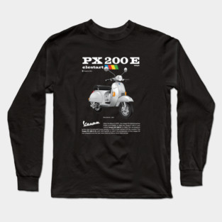 Vespa PX200E | Argento Met. Long Sleeve T-Shirt