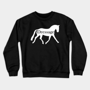 Dressage Horse Crewneck Sweatshirt