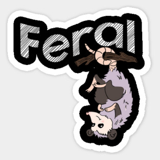Feral Sticker