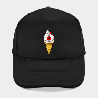 eyeball ice cream cone Hat