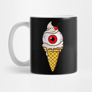 eyeball ice cream cone Mug