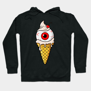 eyeball ice cream cone Hoodie