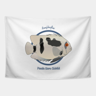 Panda Uaru Cichlid Tapestry