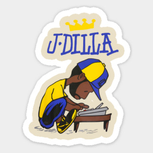 J. Dilla - The King Of Beats Sticker