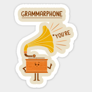Grammarphone Sticker