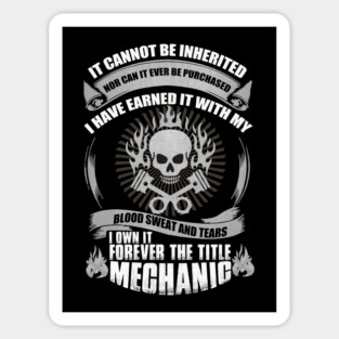 Mechanic Sticker
