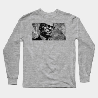 Malcolm X Art Long Sleeve T-Shirt