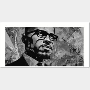 Malcolm X Art Posters and Art
