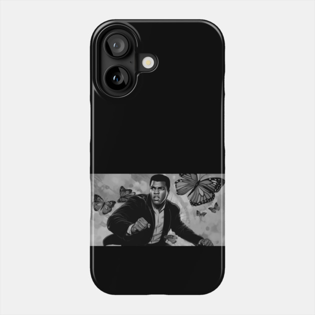 Muhammad Ali - Float like a Butterfly Phone Case by UrbanLifeApparel
