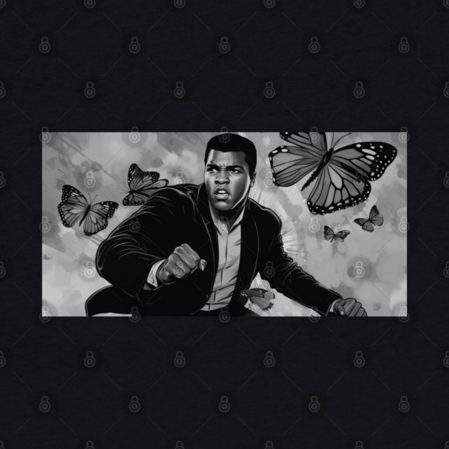 Muhammad Ali - Float like a Butterfly by UrbanLifeApparel