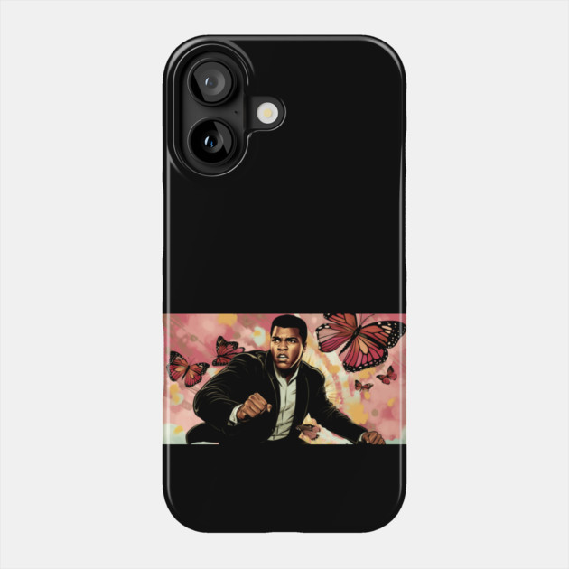 Muhammad Ali - Float like a Butterfly Phone Case by UrbanLifeApparel