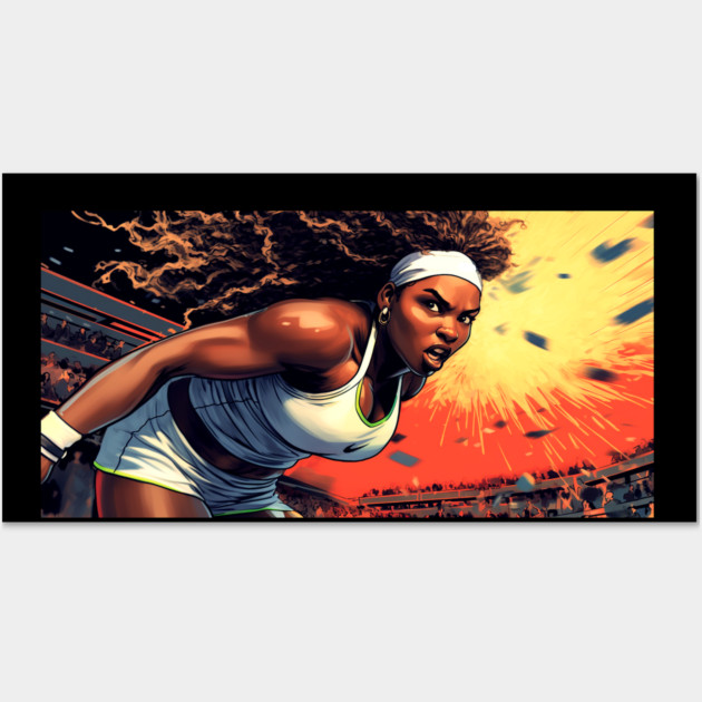 Serena - Superhero Color Wall Art by UrbanLifeApparel