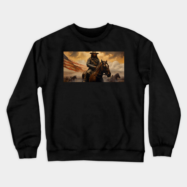 BUFFALO SOLDIERS - Riding Crewneck Sweatshirt by UrbanLifeApparel