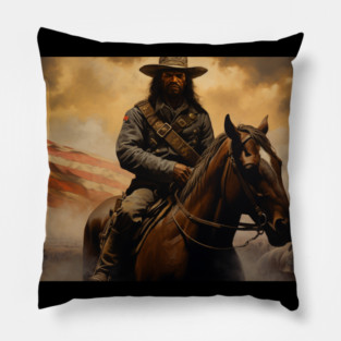 Buffalo Soldier - Close up Pillow