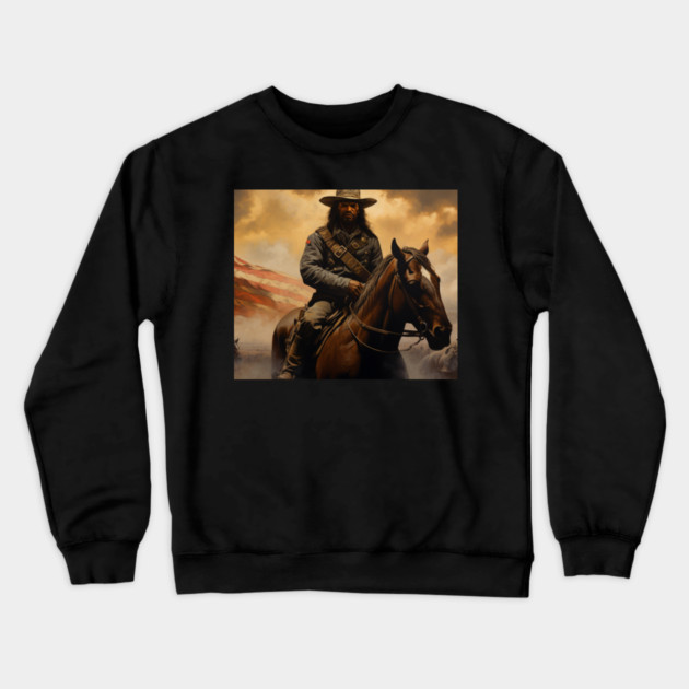 Buffalo Soldier - Close up Crewneck Sweatshirt by UrbanLifeApparel