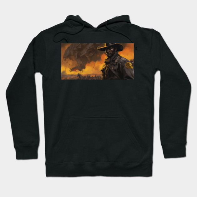 BUFFALO SOLDIERS - Solider Hoodie by UrbanLifeApparel