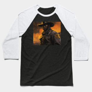 BUFFALO SOLDIERS - Solider Closeup Baseball T-Shirt