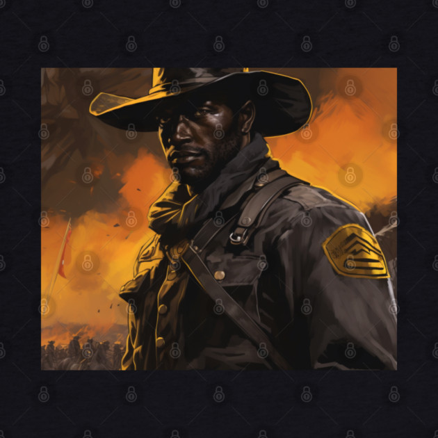 BUFFALO SOLDIERS - Solider Closeup by UrbanLifeApparel