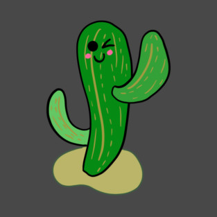 Cute Smily Cactus T-Shirt