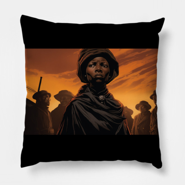 Harriet Tubman Pillow by UrbanLifeApparel