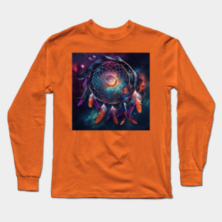 Cosmic Dream Catcher Long Sleeve T-Shirt