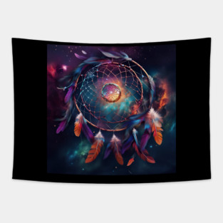 Cosmic Dream Catcher Tapestry
