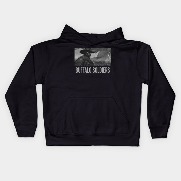 BUFFALO SOLDIERS - Solider Kids Hoodie by UrbanLifeApparel