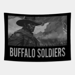 BUFFALO SOLDIERS - Solider Tapestry