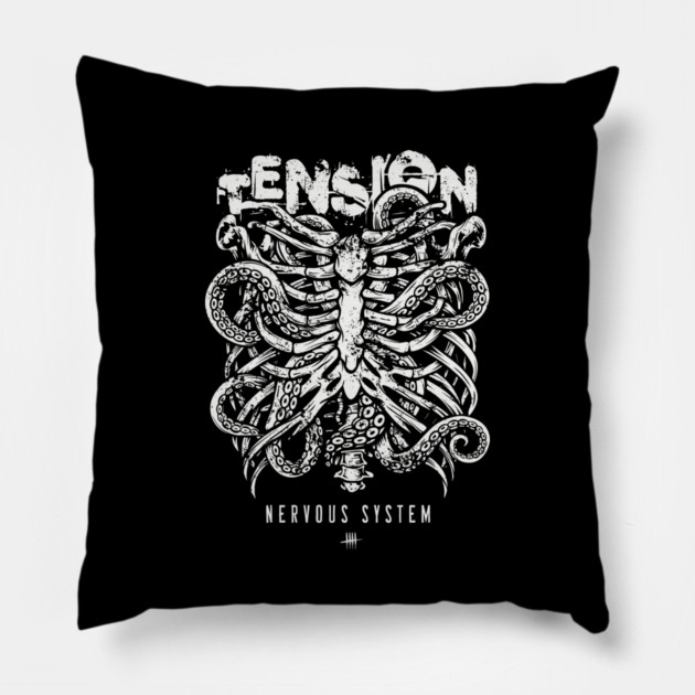 TENSION Pillow by artslaves