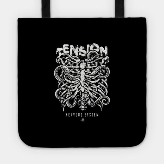 TENSION Tote by artslaves