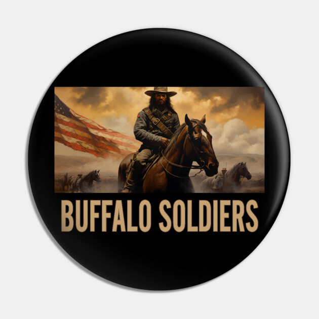 BUFFALO SOLDIERS - Riding Pin by UrbanLifeApparel