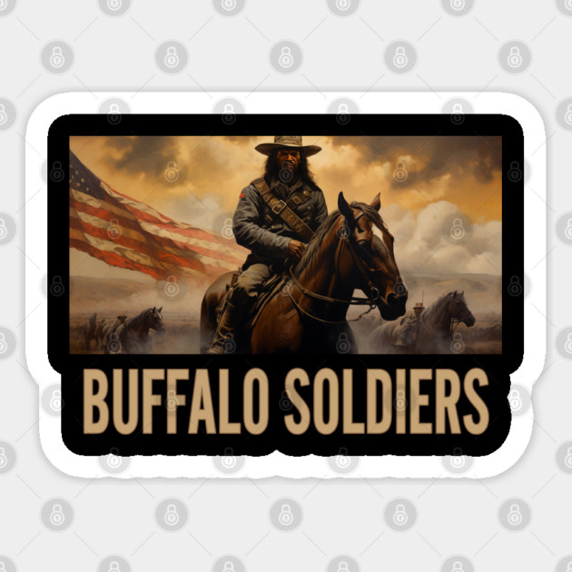 BUFFALO SOLDIERS - Riding Sticker by UrbanLifeApparel