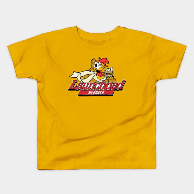 Crazy Good Launchpad McQuack Kids T-Shirt by JoTheZette