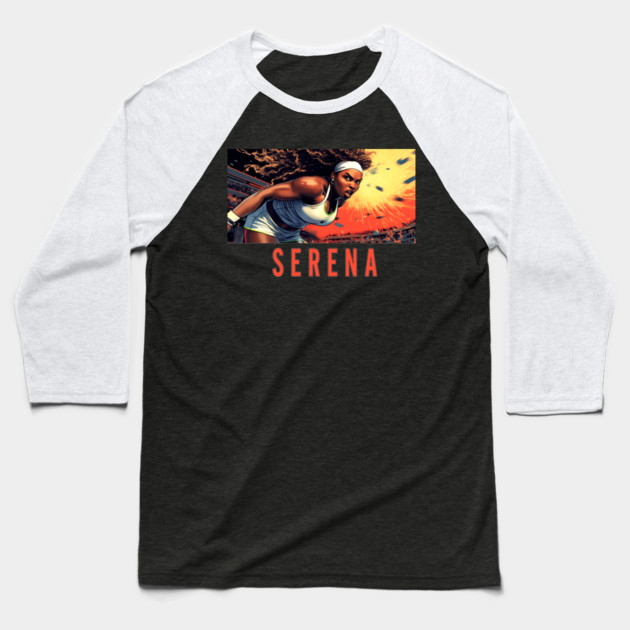 Serena - Superhero Baseball T-Shirt by UrbanLifeApparel