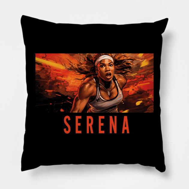 Serena - The GOAT Superhero Pillow by UrbanLifeApparel