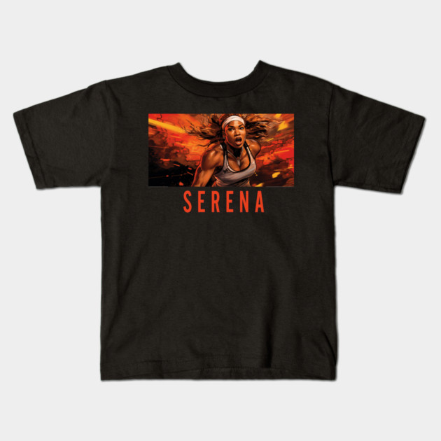 Serena - The GOAT Superhero Kids T-Shirt by UrbanLifeApparel