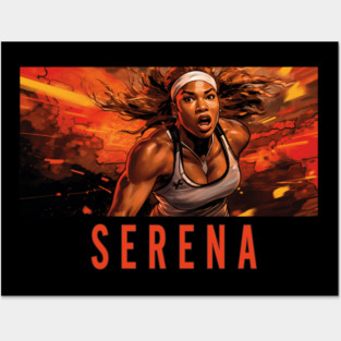 Serena - The GOAT Superhero Posters and Art