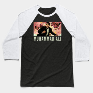 Muhammad Ali - Float like a Butterfly Baseball T-Shirt