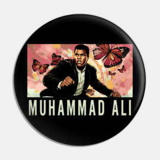 Muhammad Ali - Float like a Butterfly Pin