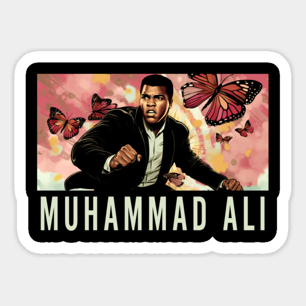 Muhammad Ali - Float like a Butterfly Magnet by UrbanLifeApparel