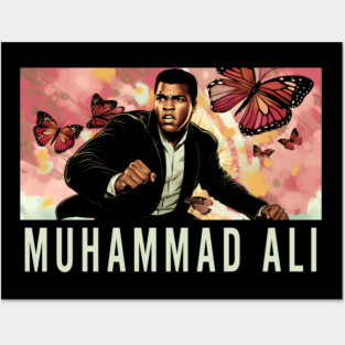 Muhammad Ali - Float like a Butterfly Posters and Art