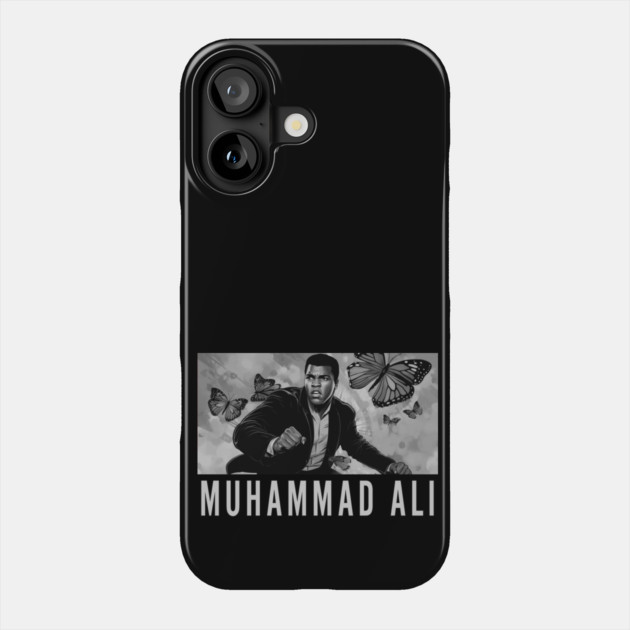Muhammad Ali - Float like a Butterfly Phone Case by UrbanLifeApparel