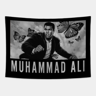 Muhammad Ali - Float like a Butterfly Tapestry