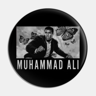 Muhammad Ali - Float like a Butterfly Pin