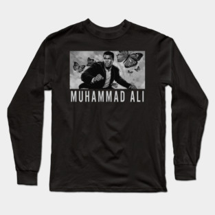 Muhammad Ali - Float like a Butterfly Long Sleeve T-Shirt
