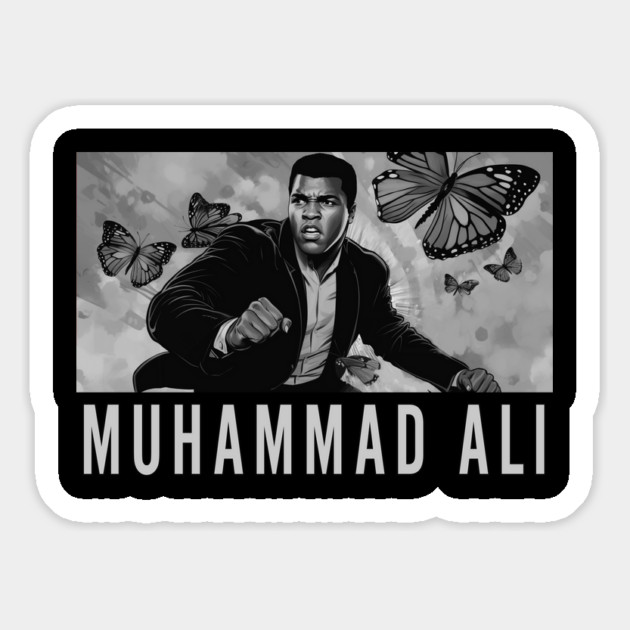 Muhammad Ali - Float like a Butterfly Magnet by UrbanLifeApparel