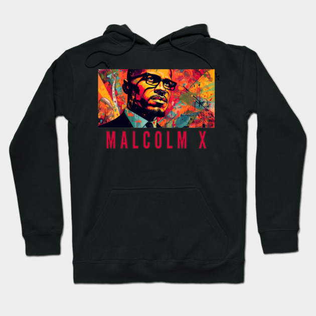 Malcolm X - Black History Hoodie by UrbanLifeApparel