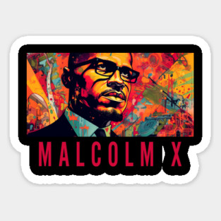 Malcolm X - Black History Magnet