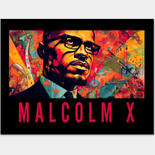Malcolm X - Black History Posters and Art